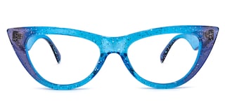 Harding Cateye Blue Glasses0