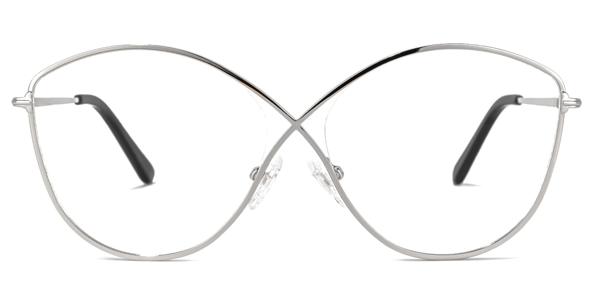 Garcia Geometric Silver Glasses | Zeelool Glasses0