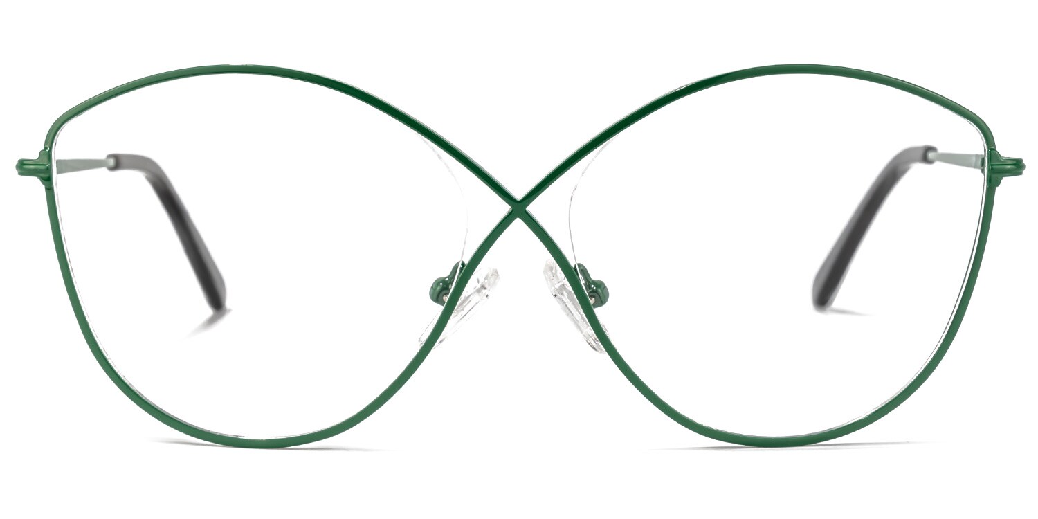 Garcia Geometric Green Glasses | Zeelool Glasses0