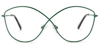 Garcia Geometric Green Glasses0