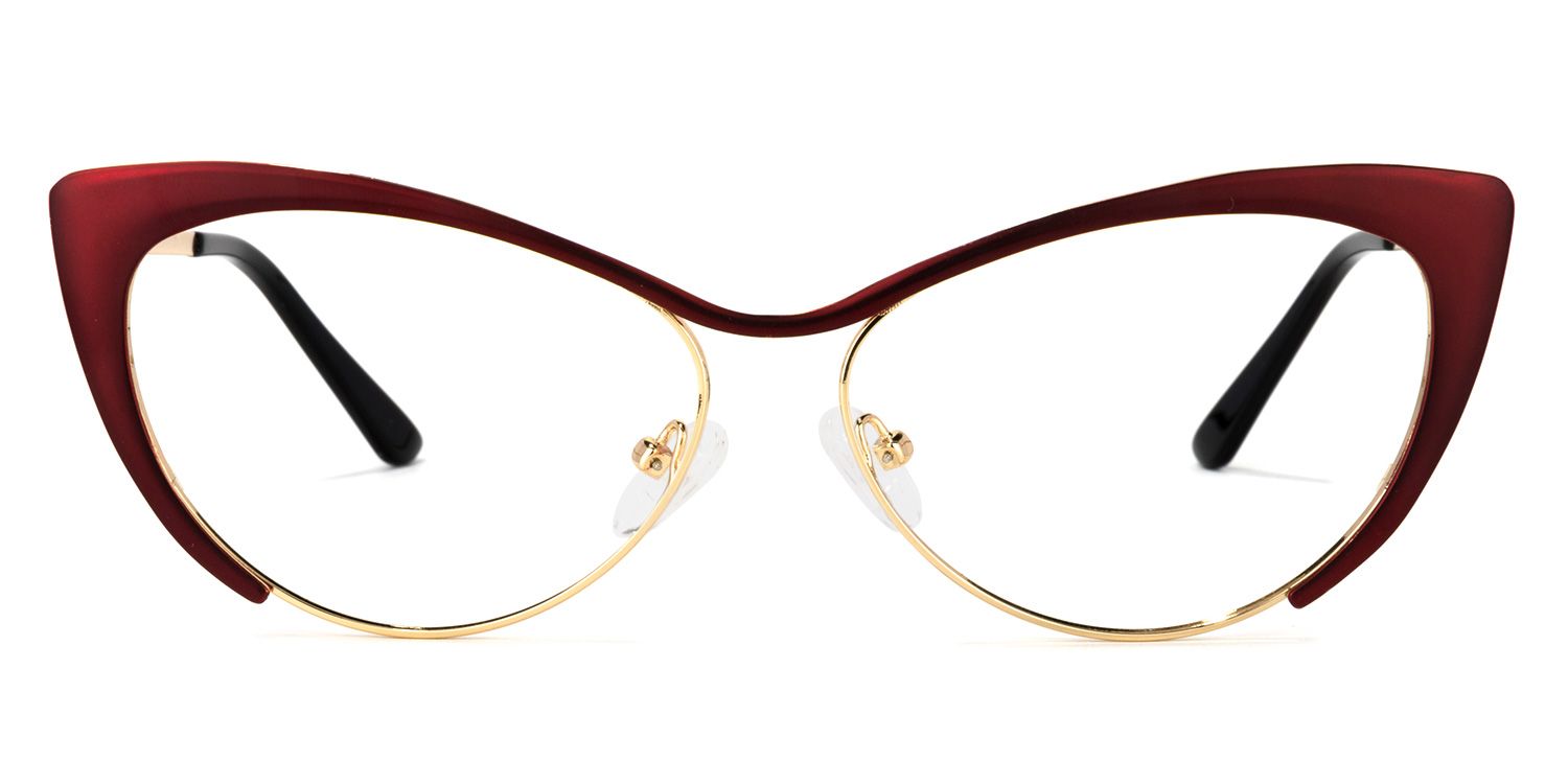 Ellen Cateye Red Glasses | Zeelool Glasses0