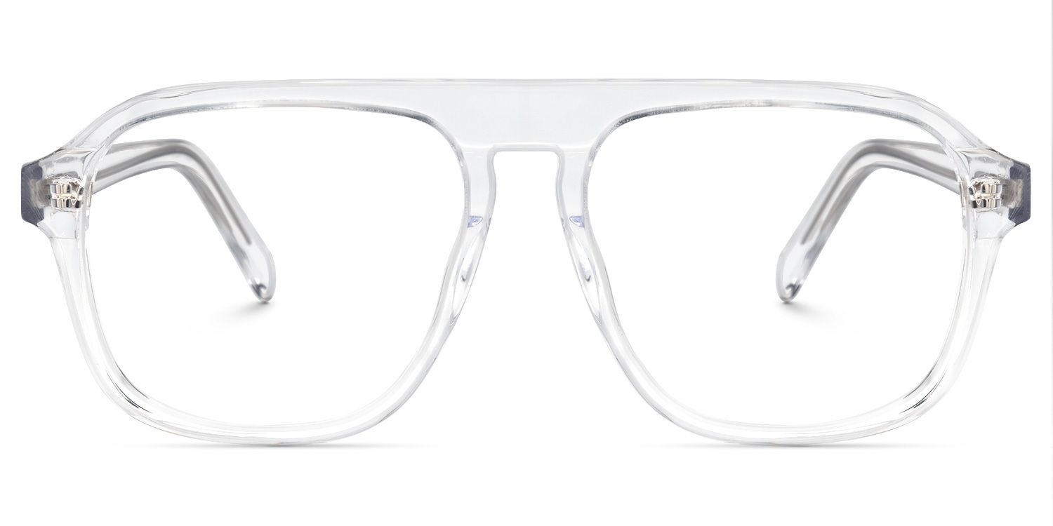 Shane Geometric Clear Glasses | Zeelool Glasses0