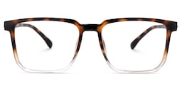 Zavala Rectangle Tortoise Glasses0