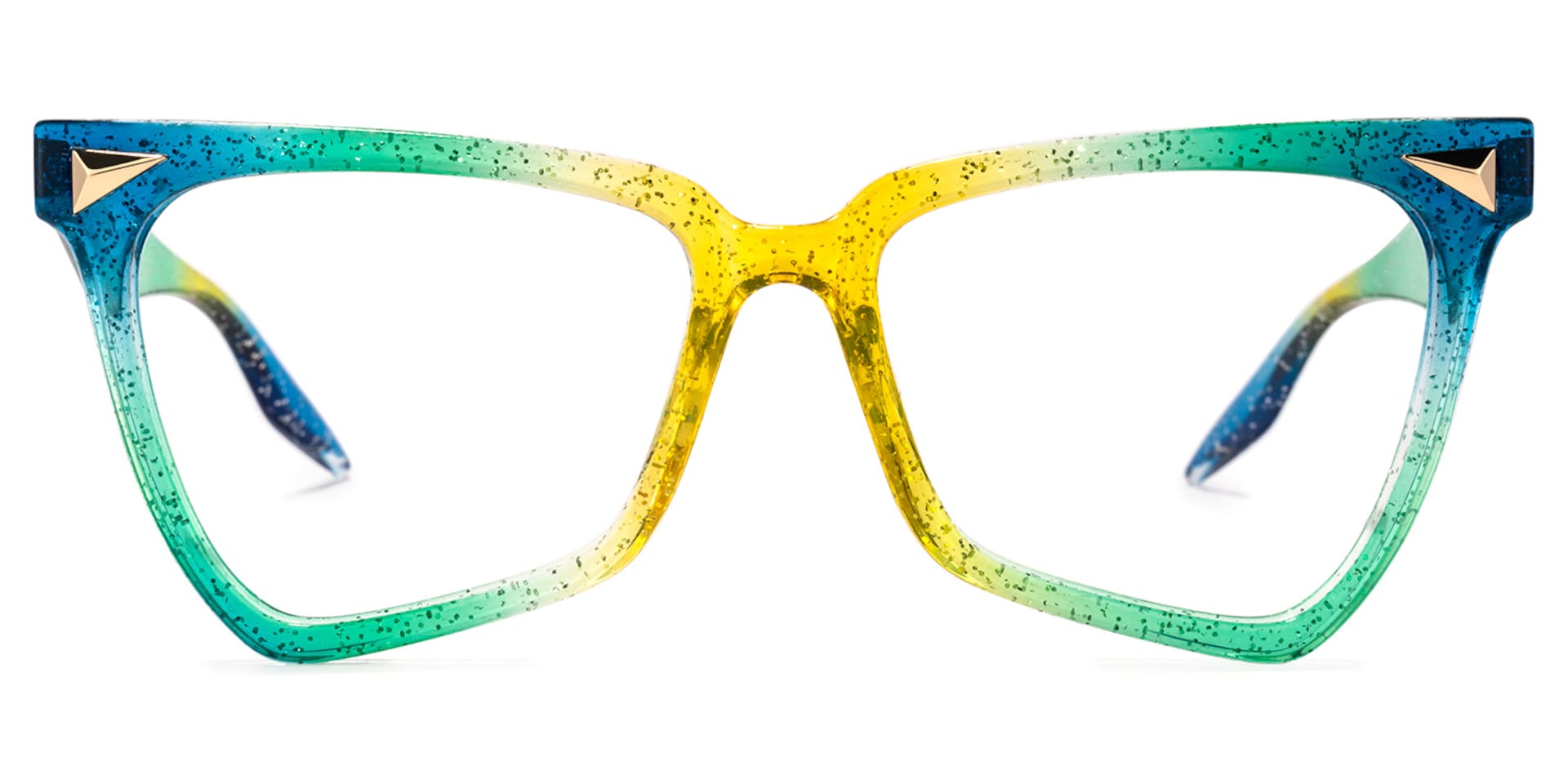 Geometrical Rainbow Eyeglasses | Zeelool Glasses0
