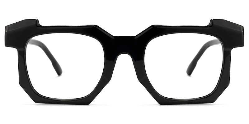 Furlow Square Black Glasses | Zeelool Glasses0
