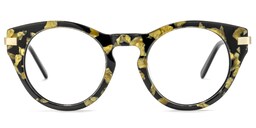 Morennah Cateye Floral Glasses0