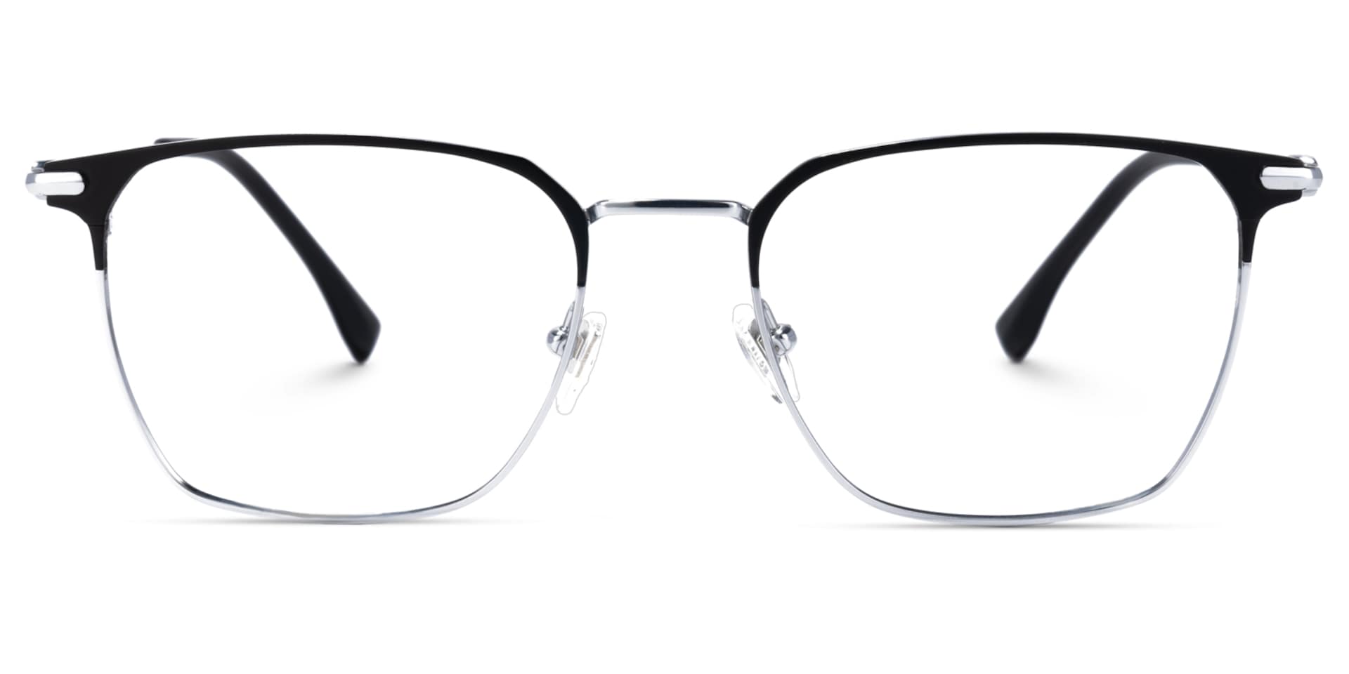 Campos Square Silver Glasses | Zeelool Glasses0