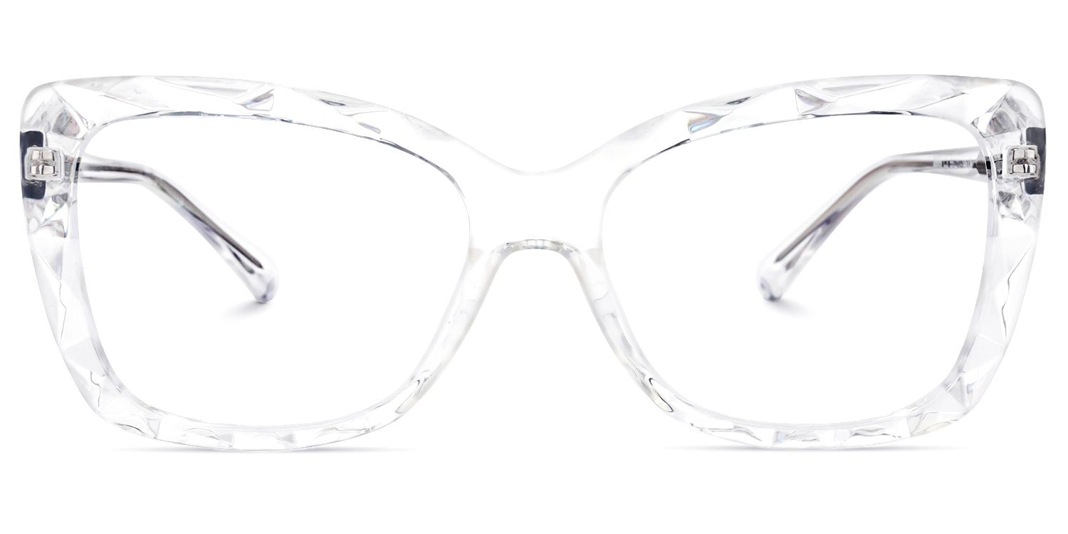 Edna Cateye Clear Glasses | Zeelool Glasses0