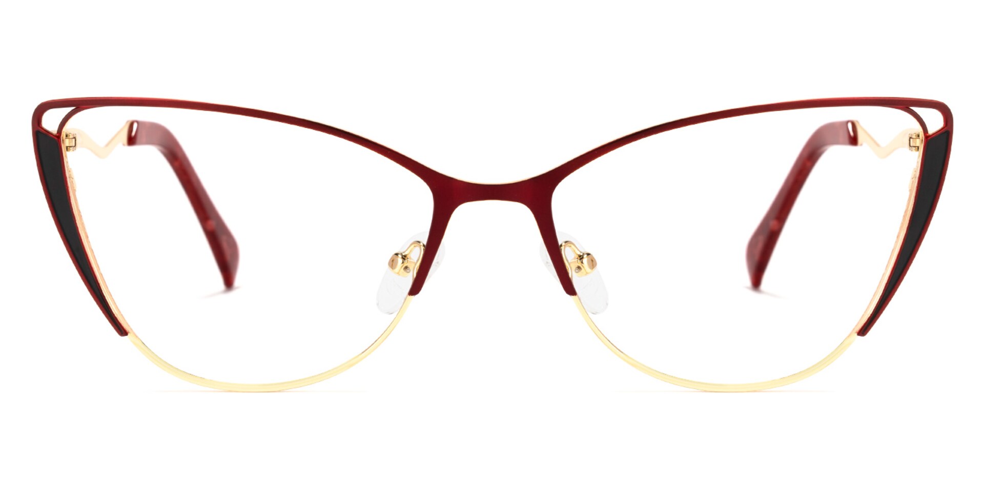Dodin Cateye Red Glasses | Zeelool Glasses0