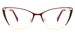 Dodin Cateye Red Glasses0