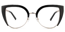 Brewer Cateye Black Glasses0
