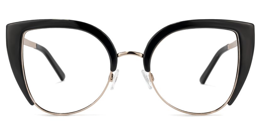Brewer Black Cat eye Glasses