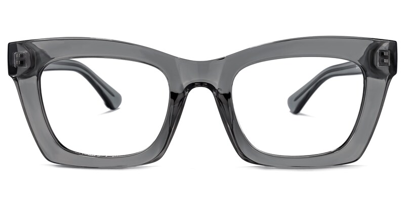 Vargas Square Gray Glasses | Zeelool Glasses0
