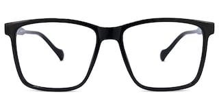 Burgos Square Black Glasses0