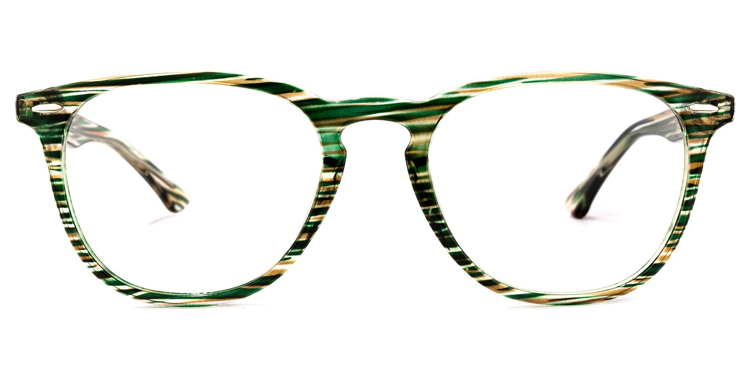 Powell Square Green Glasses | Zeelool Glasses0