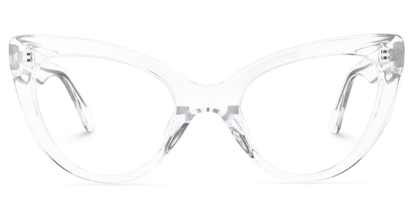 Claudette Cat Eye Crystal Glasses