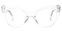 Claudette Cat Eye Crystal Glasses0