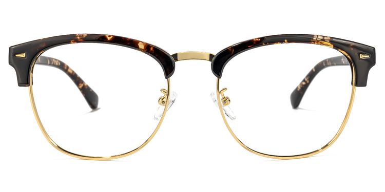 Lasha Browline Gold Glasses