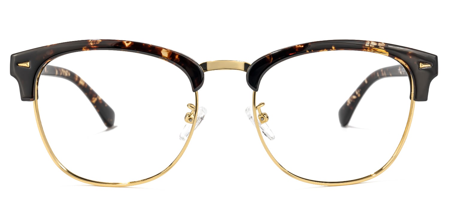 Lasha Browline Gold Glasses