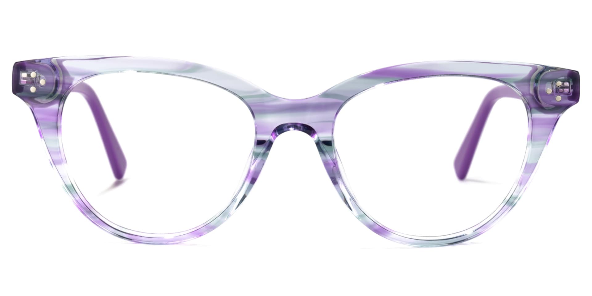 Fuentes Cateye Purple Glasses | Zeelool Glasses0
