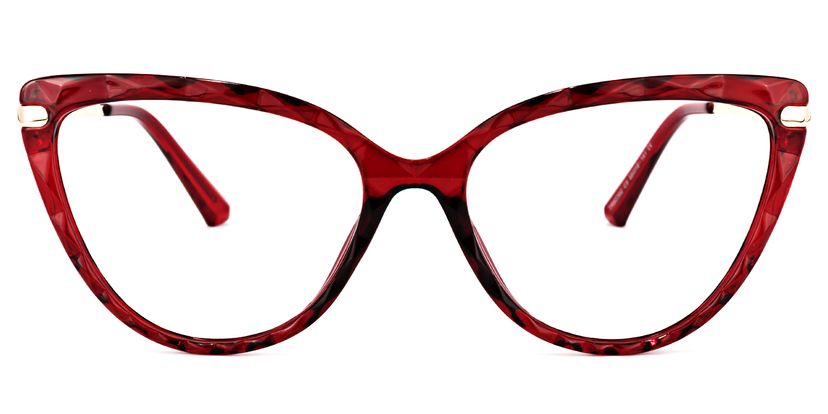 Lucas Cateye Red Glasses