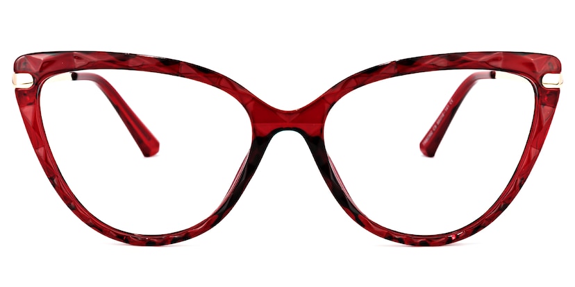Lucas Cateye Red Glasses