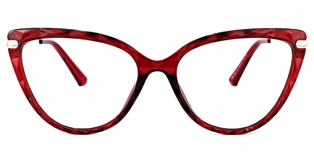 Lucas Cateye Red Glasses