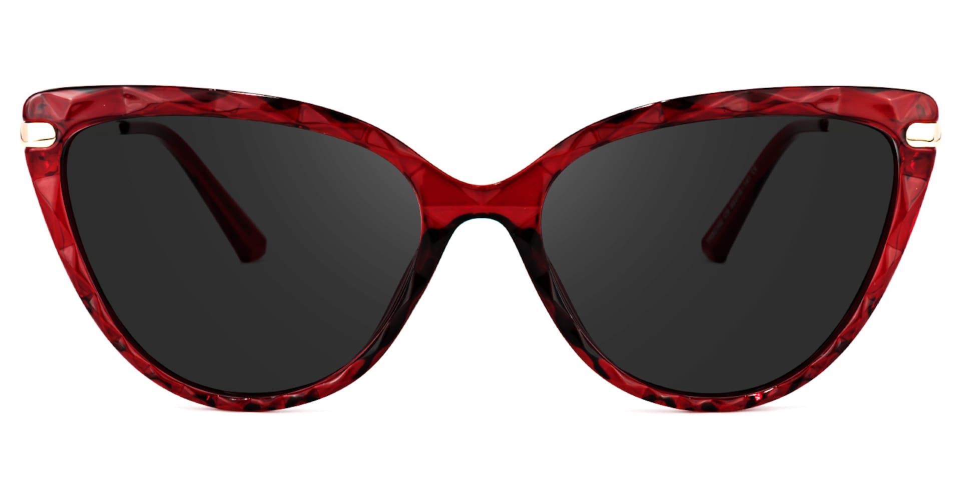 Lucas Cateye Red Sunglasses | Zeelool Glasses0