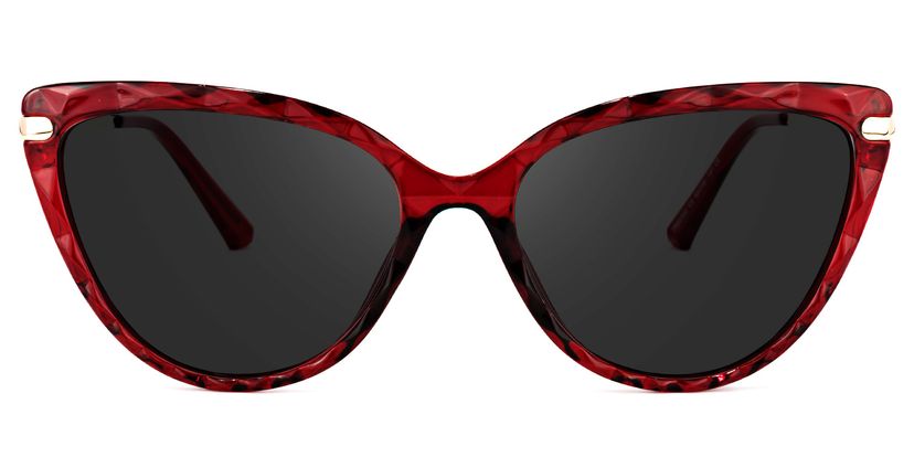 Lucas Cateye Red Sunglasses