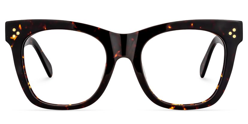 Gordon Rectangle Tortoise Glasses