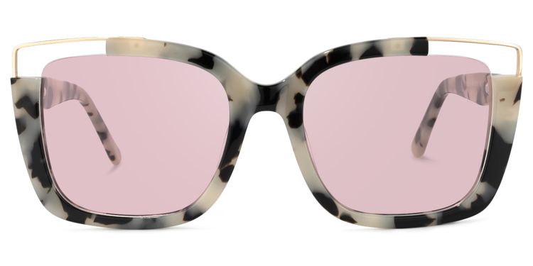 Dortch Square Light-Tortoise Sunglasses