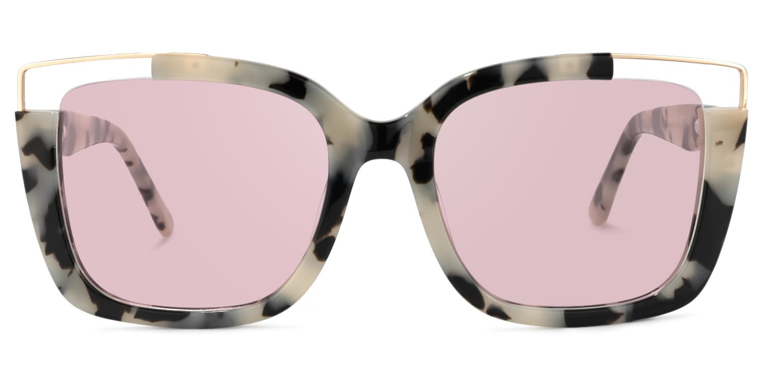 Dortch Square Light-Tortoise Sunglasses