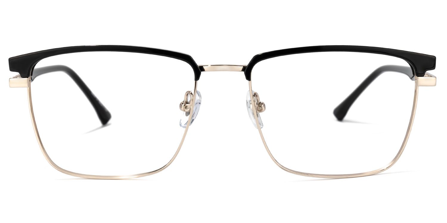 Kierriah Browline Black Glasses | Zeelool Glasses0