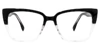 Baskin Square Black-Crystal Glasses0