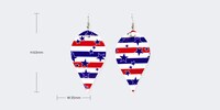 Stylish Water Drop Leather Earrings2
