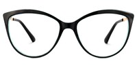 Omari Cateye Black Glasses0