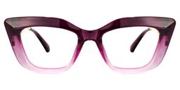 Ferrer Cateye Purple Glasses0