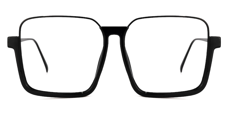 Velez Square Black Glasses | Zeelool Glasses0