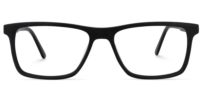 Daniel Rectangle Black Glasses