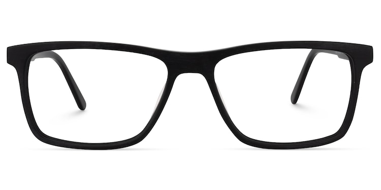 Daniel Rectangle Black Glasses