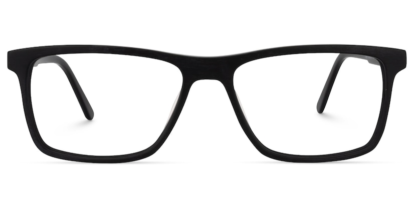 Daniel Rectangle Black Glasses