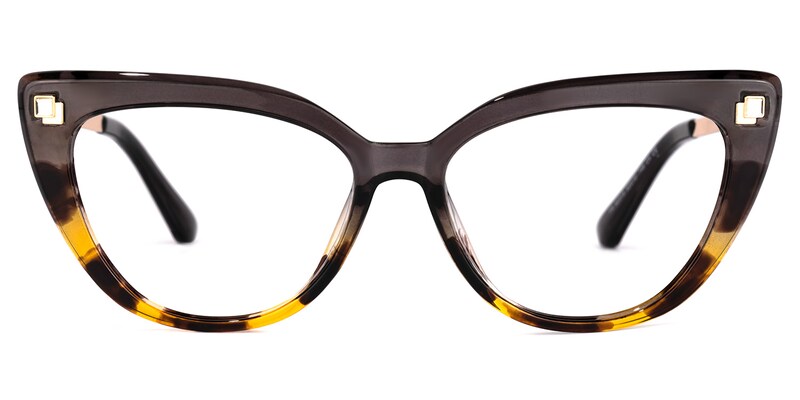 Mendoza Cateye Gray Glasses | Zeelool Glasses0