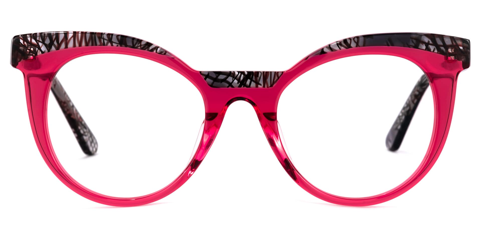 Lismary Cateye Pink Glasses | Zeelool Glasses0
