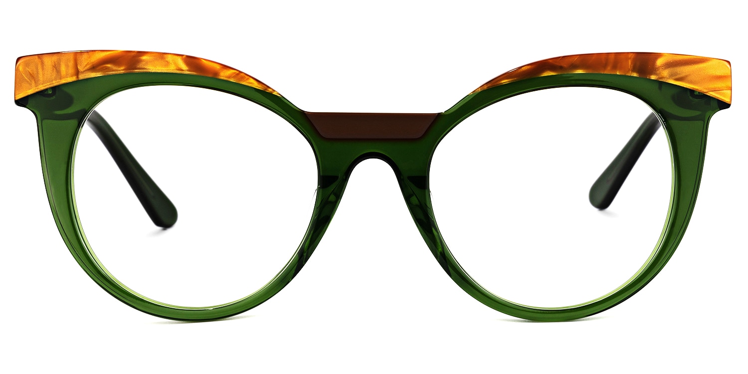 Lismary Cateye Green Glasses0