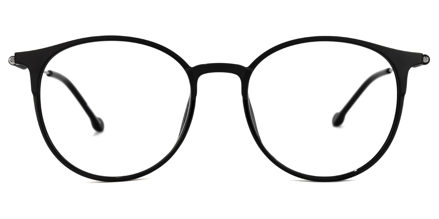 Gamble Round Black Glasses