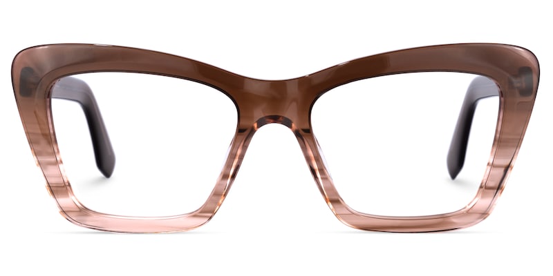 Armelin Cateye Brown Glasses | Zeelool Glasses0