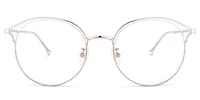 Edwards Geometric Rose-Gold Glasses0
