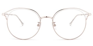 Edwards Geometric Rose-Gold Glasses0
