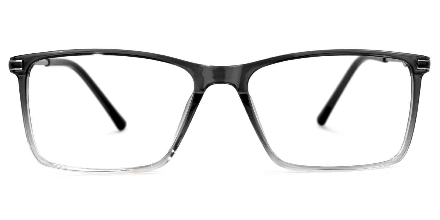 Mikysha Rectangle Gray Glasses | Zeelool Glasses0