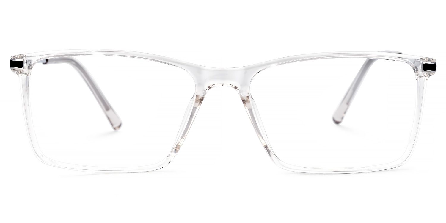 Mikysha Rectangle Clear Glasses | Zeelool Glasses0